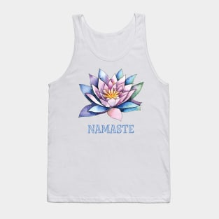 Namaste Lotus Flower Tank Top